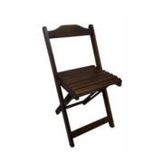 Cadeira bar em madeira dobrável
