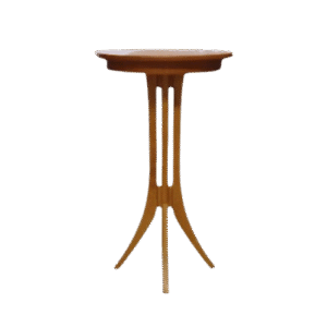 Mesa bistrô linha Paris madeira para locação