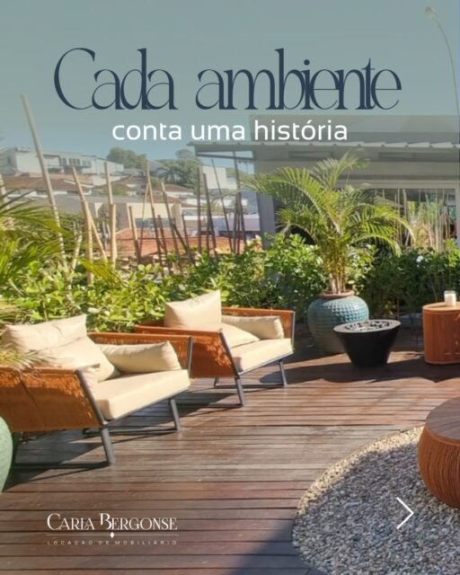 Cada evento possui um propósito. E cada ambiente precisa refletir essa proposta.​

A composição do mobiliário considera o perfil dos convidados, a dinâmica do evento e a experiência que se deseja proporcionar.​

​É esse planejamento que permite criar ambientes funcionais, confortáveis e harmoniosos para diferentes ocasiões.​​

📲 Vamos encontrar a melhor composição para o seu próximo evento.​

#CarlaBergonse #MobiliarioParaEventos #AmbientacaoDeEventos #EventosCorporativos #EventosSociais #AreasExternas