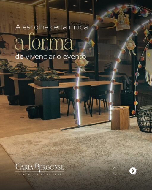 Um bom mobiliário precisa funcionar para quem olha e, principalmente, para quem utiliza.​

​Conforto, proporção, circulação e funcionalidade são critérios que influenciam a escolha das peças e a forma como elas se relacionam com a dinâmica do evento.​

​Porque estética chama atenção. Mas é a experiência que sustenta a escolha. ✨​

📲 Precisa de mobiliário para o seu próximo evento? Fale com a Carla Bergonse.​

#carlabergonse #mobiliarioparaeventos #eventoscorporativos #eventossociais #ambientacaodeeventos #locacaodemobiliario