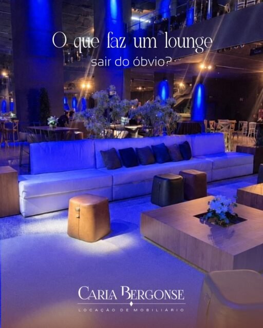 Um lounge pode reunir sofás, poltronas, pufes e mesas de apoio. O diferencial está em como essas peças são escolhidas e combinadas.​

Misturar modelos, explorar diferentes alturas, trabalhar materiais e trazer pontos de contraste são caminhos para criar uma proposta com identidade própria. ✨​

​📲 Está definindo o mobiliário do seu evento? Conheça as possibilidades do nosso acervo.​

#carlabergonse #lounges #mobiliarioparaeventos #locacaodemobiliario #decoracaodeeventos #designparaeventos #eventoscuritiba