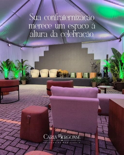 ✨ O fim do ano está chegando, e com ele vêm os encontros que celebram as conquistas, as parcerias e as histórias construídas ao longo dos meses.​

Para receber bem, cada escolha importa. Do lounge onde as conversas acontecem aos bistrôs que acompanham a confraternização, o mobiliário ajuda a criar a atmosfera certa para celebrar.​

Na Carla Bergonse, você encontra diferentes peças e estilos para compor seu evento.​

Já está planejando sua confraternização? Entre em contato e consulte nossas opções de locação.​

#carlabergonse #confraternizacao #eventoscorporativos #mobiliarioparaeventos #eventoscuritiba