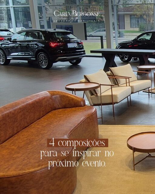 Qual desses estilos combina com o seu próximo evento?🪑 

Algumas produções pedem uma composição discreta, outras abrem espaço para cores, texturas e peças que chamam atenção. Explore possibilidades para criar ambientes com identidade.​

Gostou de alguma inspiração? Converse com a Carla Bergonse e conheça nossas opções de locação.​

#carlabergonse #ambientacaodeeventos #designparaeventos #mobiliarioparaeventos #inspiracaoeventos